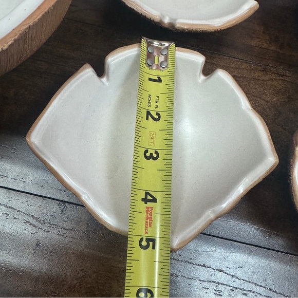 Vintage Ed Langbein Pottery Original Italian Coconut 1 large & 6 small Bowls - Picture 11 of 12